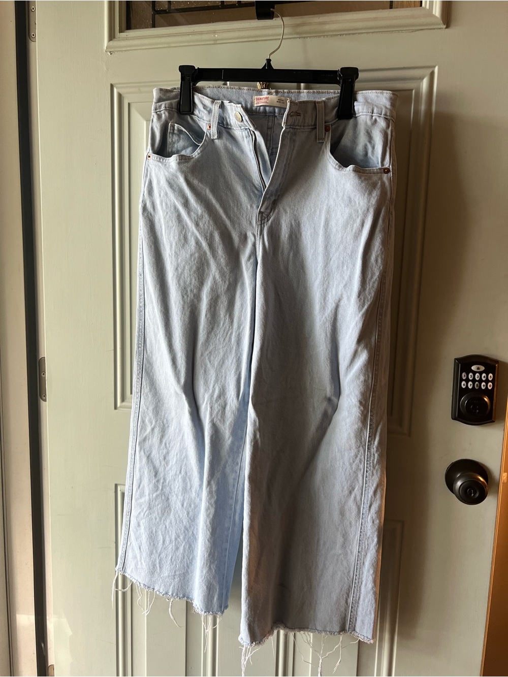 Signature by Levi Strauss Light Blue Wide-Leg Denim